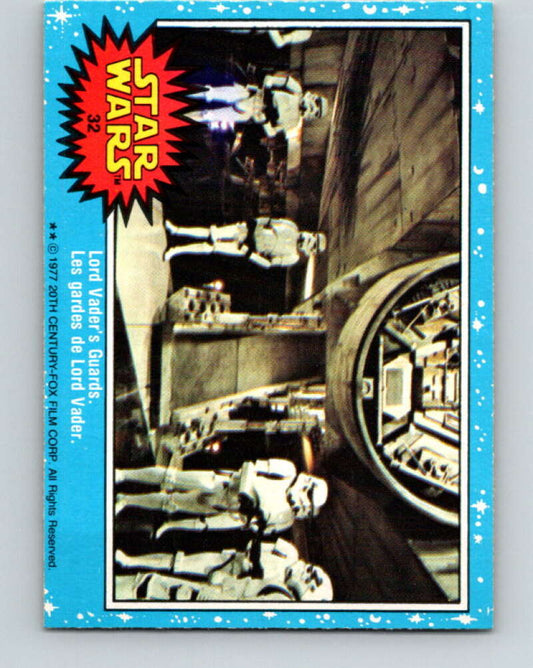 1977 OPC Star Wars #32 Lord Vader's Guards   V33700