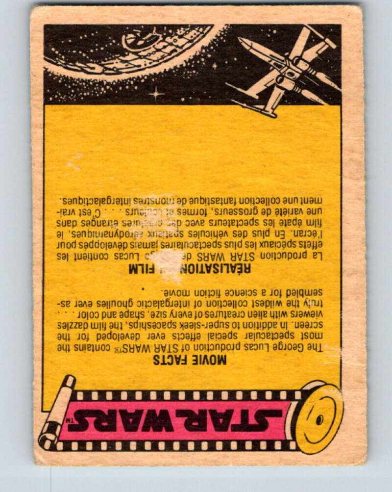 1977 OPC Star Wars #38 Luke and Han in the refuse room   V33738