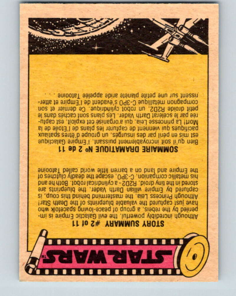 1977 OPC Star Wars #44 Han and Chewie shoot it out!   V33773