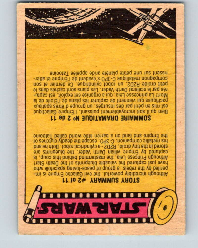 1977 OPC Star Wars #44 Han and Chewie shoot it out!   V33775