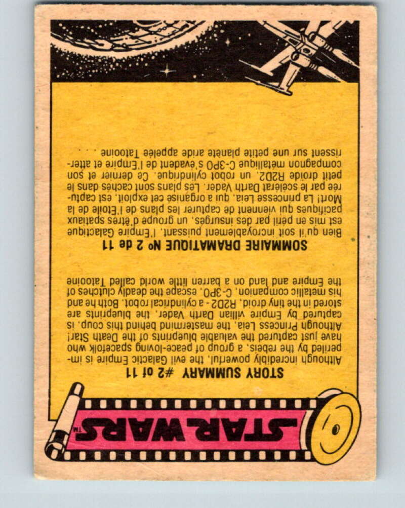 1977 OPC Star Wars #44 Han and Chewie shoot it out!   V33776
