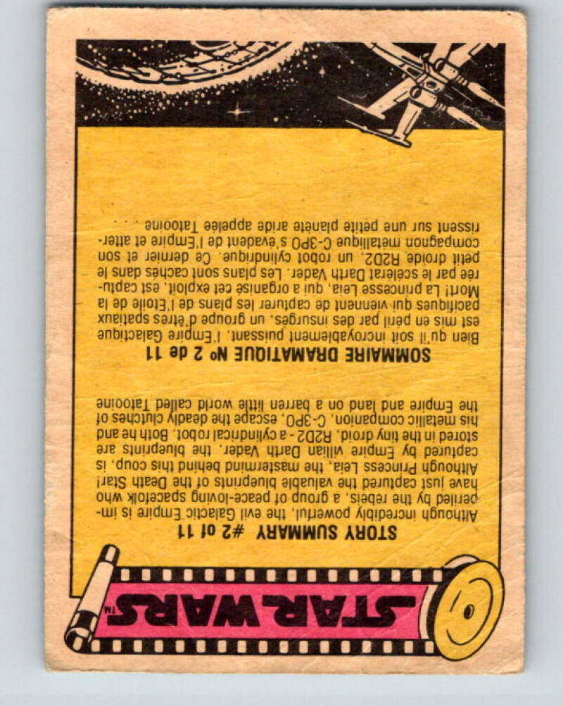 1977 OPC Star Wars #44 Han and Chewie shoot it out!   V33777