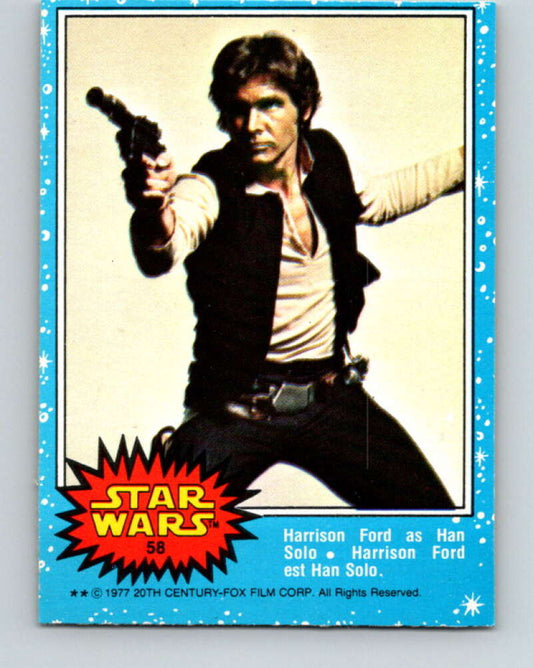 1977 OPC Star Wars #58 Harrison Ford as Han Solo   V33855