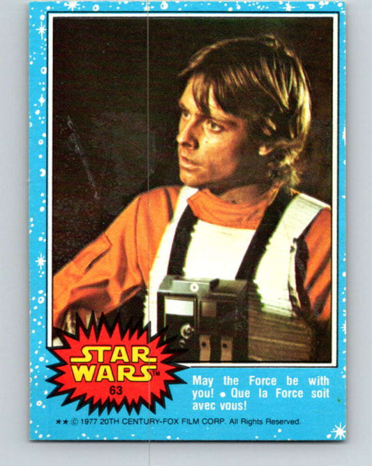 1977 OPC Star Wars #63 May the Force be with you!   V33879