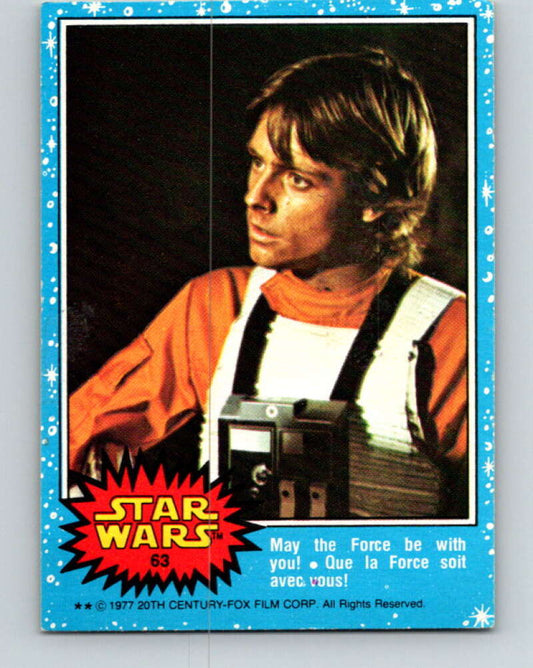 1977 OPC Star Wars #63 May the Force be with you!   V33881