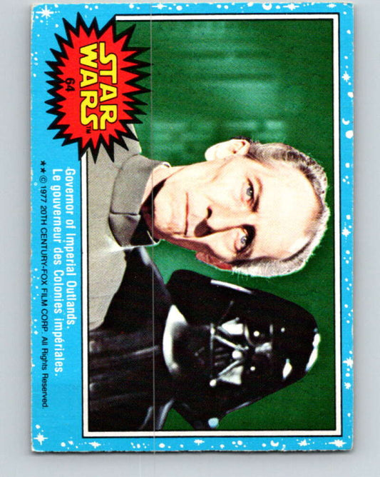 1977 OPC Star Wars #64 Governor of Imperial Outlands   V33887