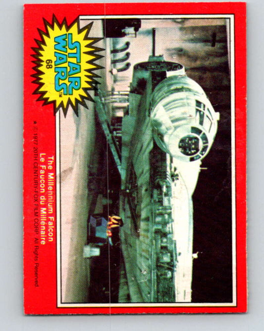 1977 OPC Star Wars #68 The Millennium Falcon   V33913