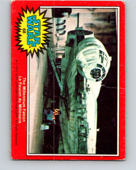 1977 OPC Star Wars #68 The Millennium Falcon   V33919