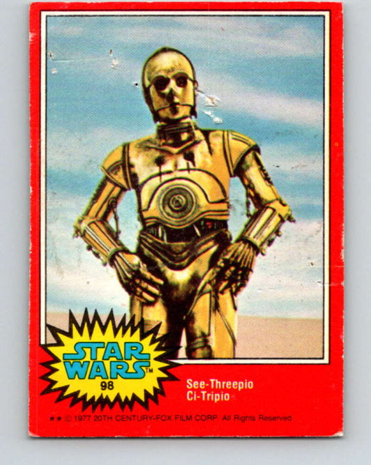 1977 OPC Star Wars #98 See-Threepio   V34173