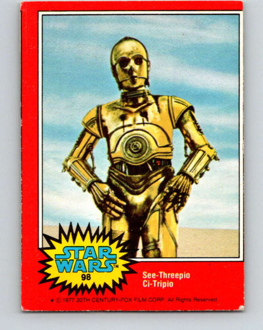 1977 OPC Star Wars #98 See-Threepio   V34174