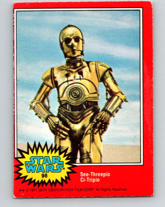 1977 OPC Star Wars #98 See-Threepio   V34176