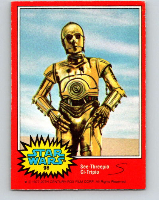 1977 OPC Star Wars #98 See-Threepio   V34177