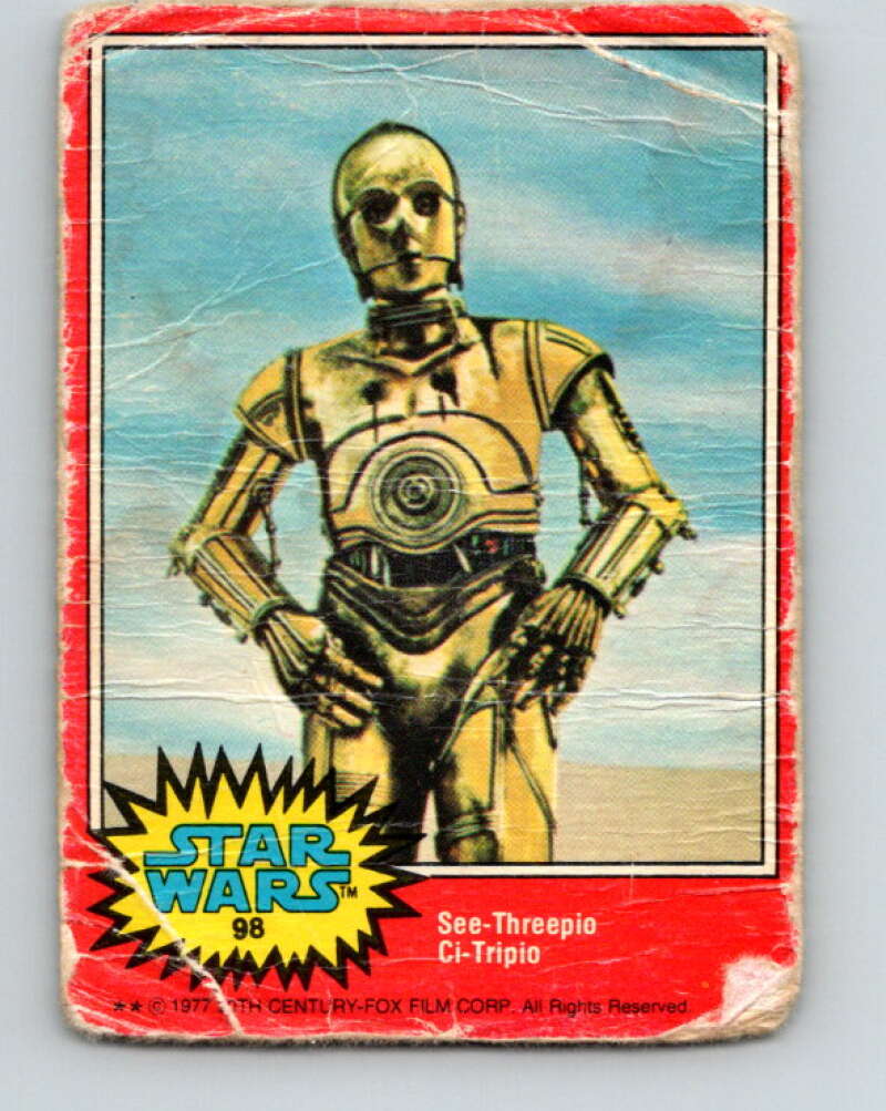 1977 OPC Star Wars #98 See-Threepio   V34178