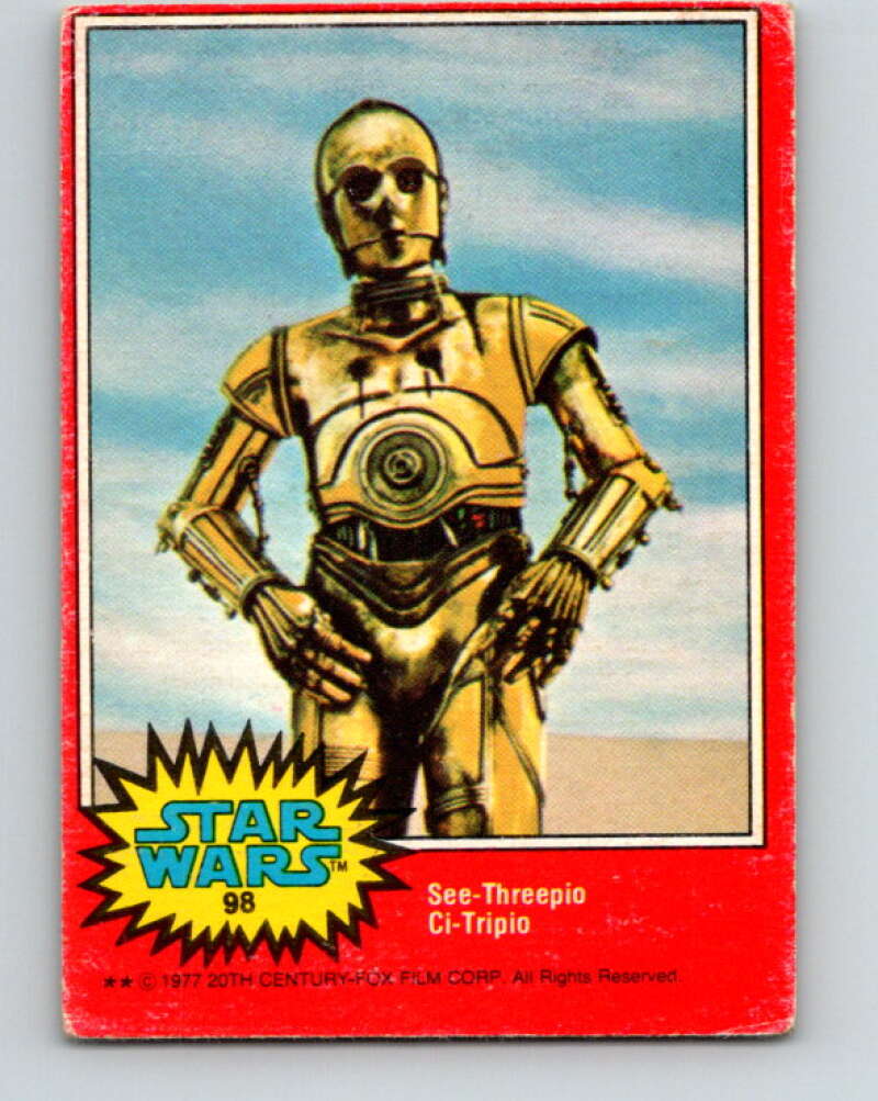 1977 OPC Star Wars #98 See-Threepio   V34179