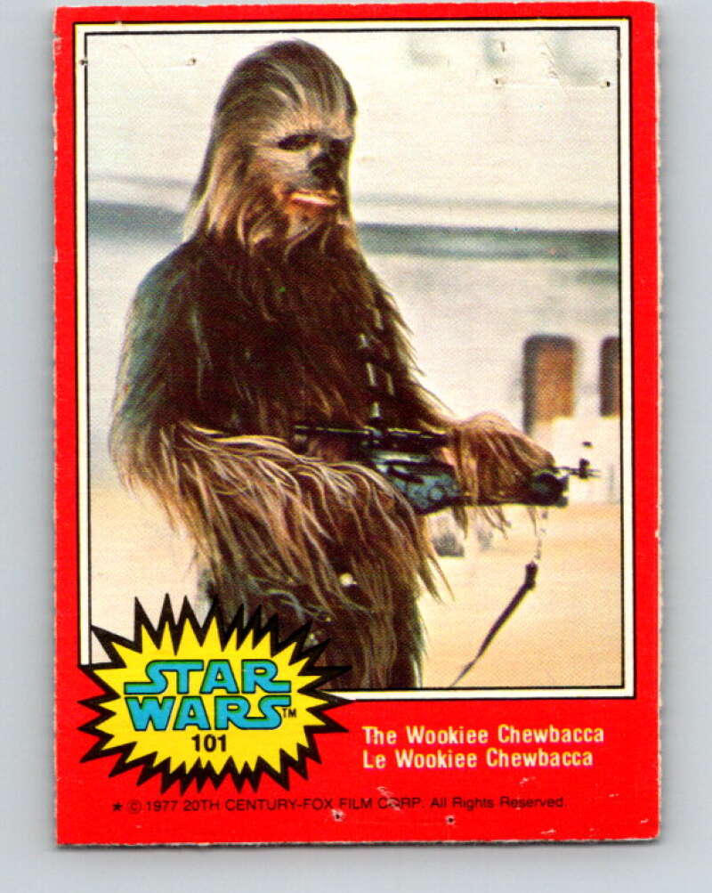 1977 OPC Star Wars #101 The Wookiee Chewbacca   V34193