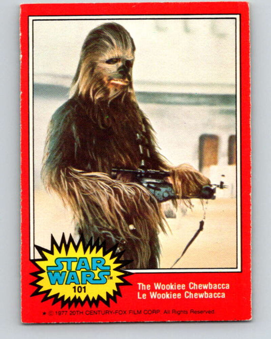 1977 OPC Star Wars #101 The Wookiee Chewbacca   V34195