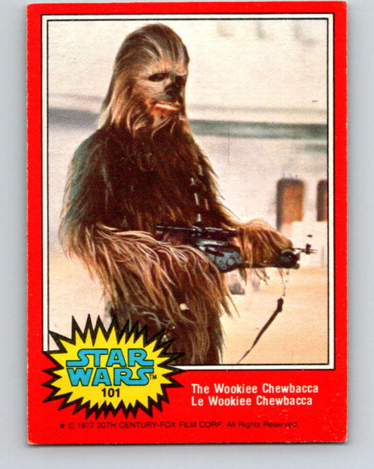 1977 OPC Star Wars #101 The Wookiee Chewbacca   V34197