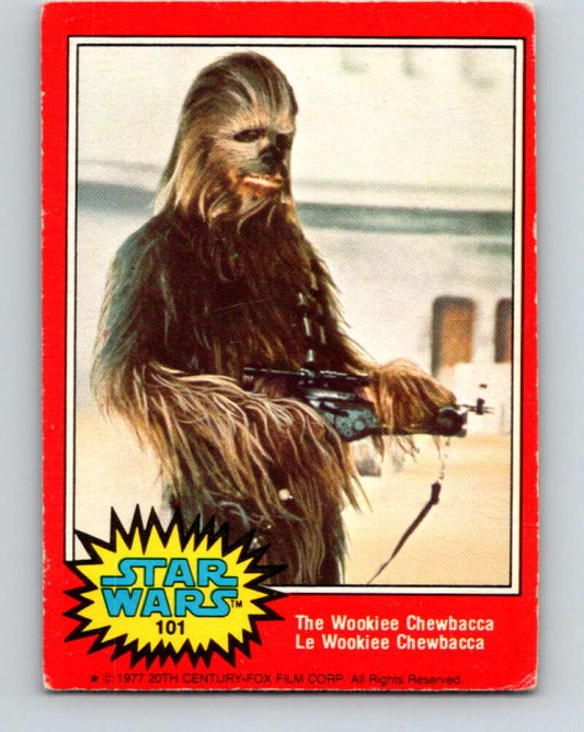 1977 OPC Star Wars #101 The Wookiee Chewbacca   V34200