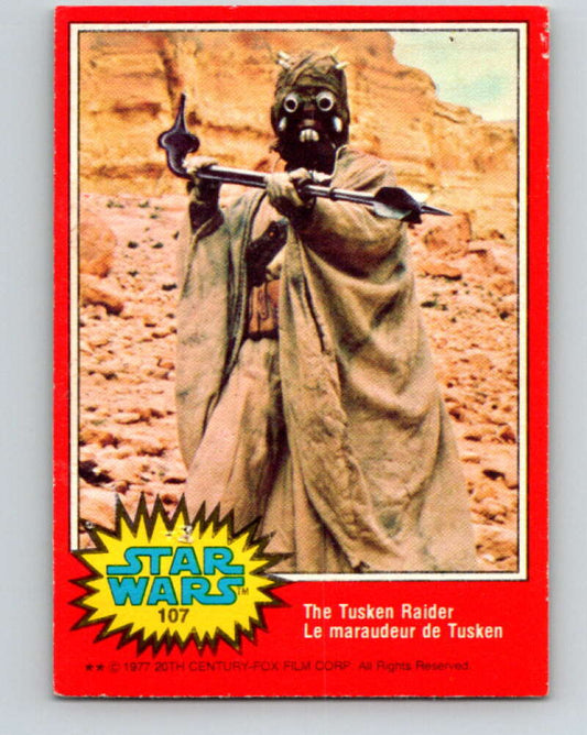 1977 OPC Star Wars #107 The Tusken Raider   V34239