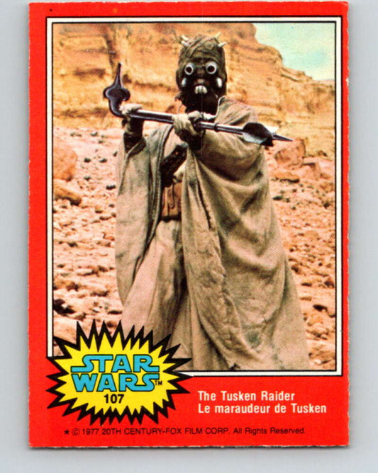 1977 OPC Star Wars #107 The Tusken Raider   V34240