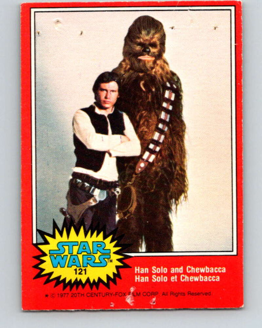 1977 OPC Star Wars #121 Han Solo and Chewbacca   V34351