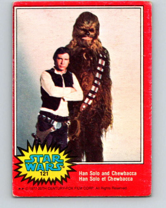 1977 OPC Star Wars #121 Han Solo and Chewbacca   V34359