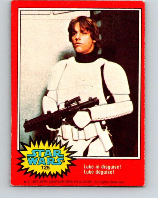 1977 OPC Star Wars #125 Luke in disguise!   V34393