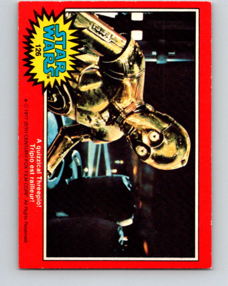 1977 OPC Star Wars #126 A quizzical Threepio!   V34395