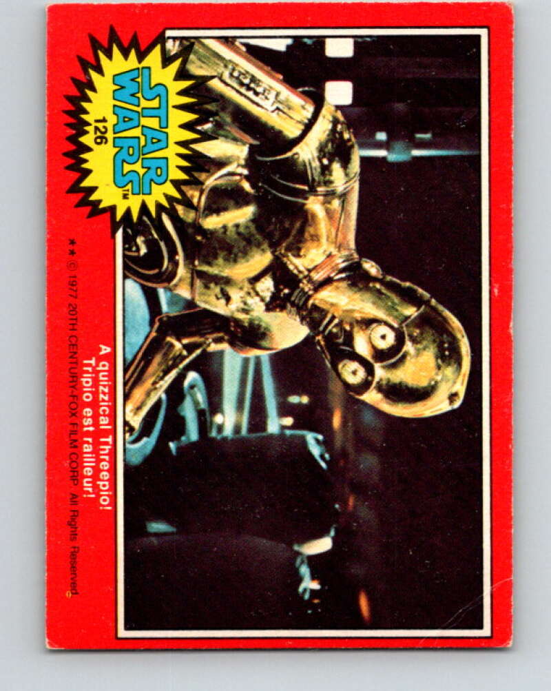 1977 OPC Star Wars #126 A quizzical Threepio!   V34401
