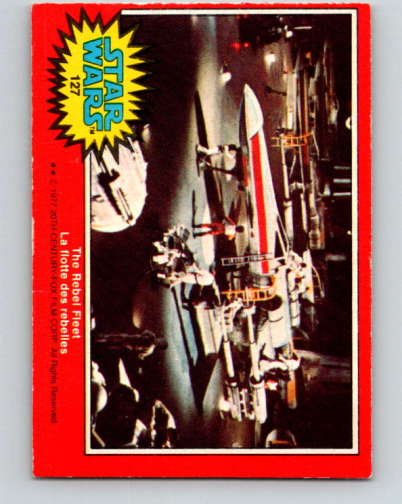 1977 OPC Star Wars #127 The Rebel Fleet   V34403