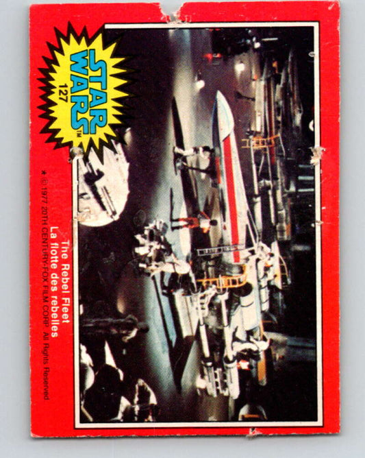 1977 OPC Star Wars #127 The Rebel Fleet   V34404