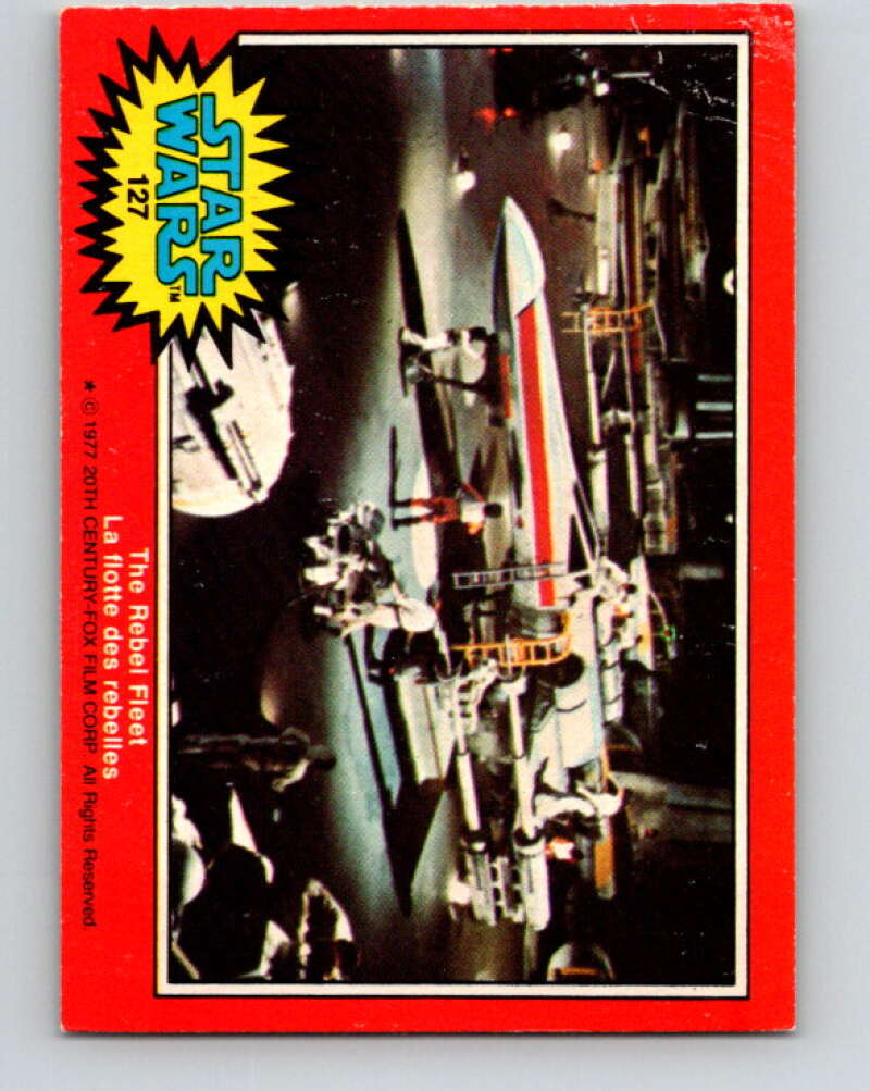 1977 OPC Star Wars #127 The Rebel Fleet   V34405