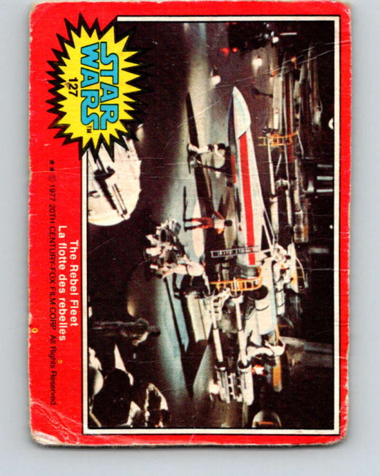 1977 OPC Star Wars #127 The Rebel Fleet   V34413