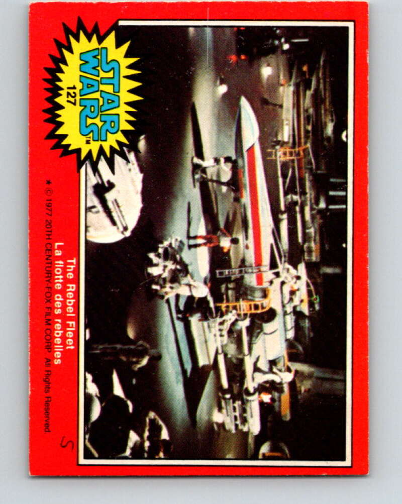 1977 OPC Star Wars #127 The Rebel Fleet   V34414