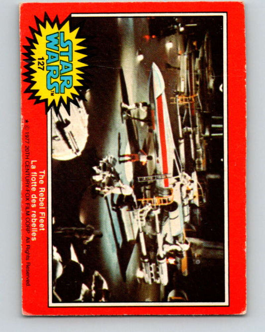 1977 OPC Star Wars #127 The Rebel Fleet   V34415