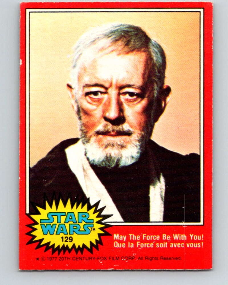 1977 OPC Star Wars #129 May The Force be with you!   V34425