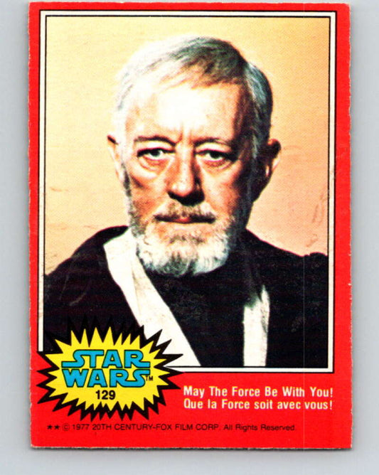 1977 OPC Star Wars #129 May The Force be with you!   V34426