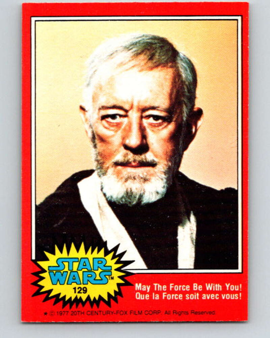 1977 OPC Star Wars #129 May The Force be with you!   V34428