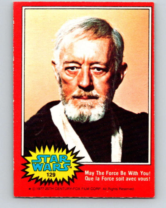 1977 OPC Star Wars #129 May The Force be with you!   V34429