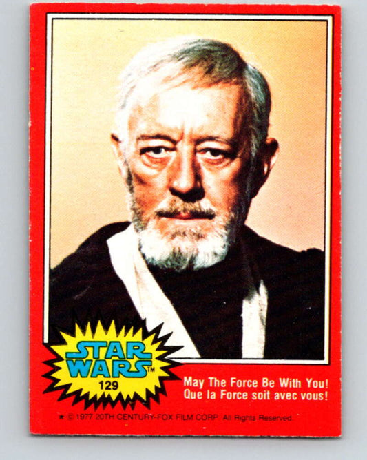 1977 OPC Star Wars #129 May The Force be with you!   V34430