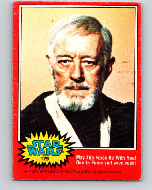 1977 OPC Star Wars #129 May The Force be with you!   V34431