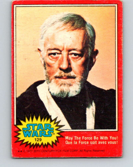 1977 OPC Star Wars #129 May The Force be with you!   V34433