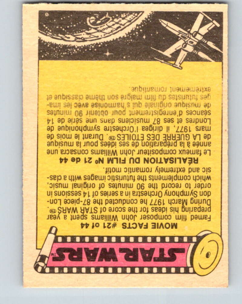 1977 OPC Star Wars #154 I'm going to regret this!   V34476