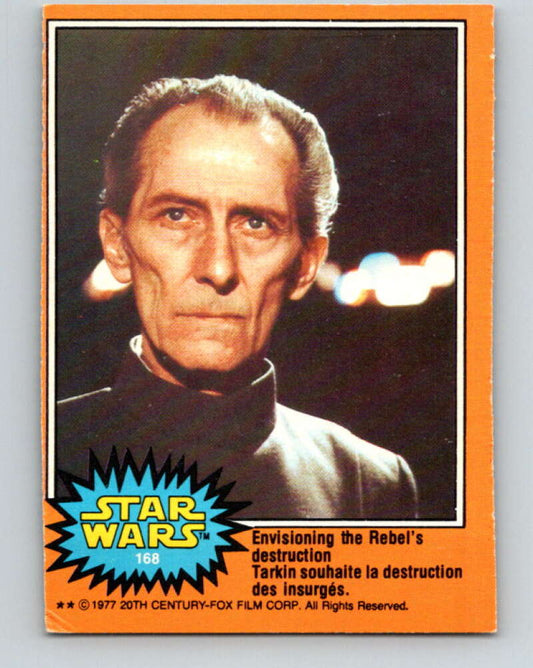 1977 OPC Star Wars #168 Envisioning the Rebel's destruction   V34488