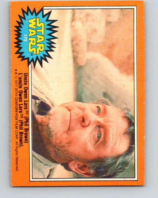 1977 OPC Star Wars #172 Uncle Owen Lars (Phil Brown)   V34494