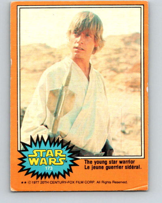 1977 OPC Star Wars #173 The young star warrior   V34495