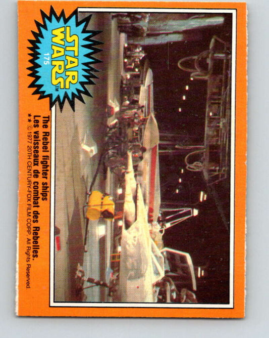 1977 OPC Star Wars #175 The Rebel fighter ships   V34497