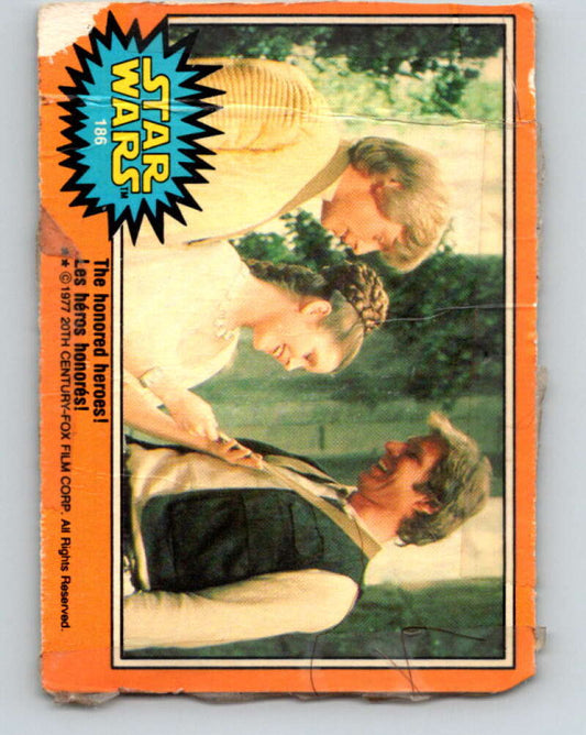 1977 OPC Star Wars #186 The honored heroes!   V34510