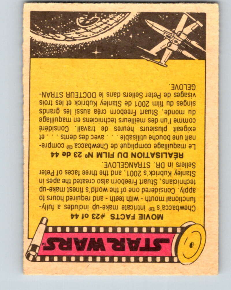 1977 OPC Star Wars #256 Constructing the Star Destroyer"   V34593