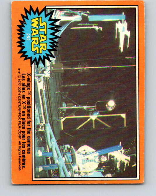 1977 OPC Star Wars #262 X-wings positioned for the cameras   V34600